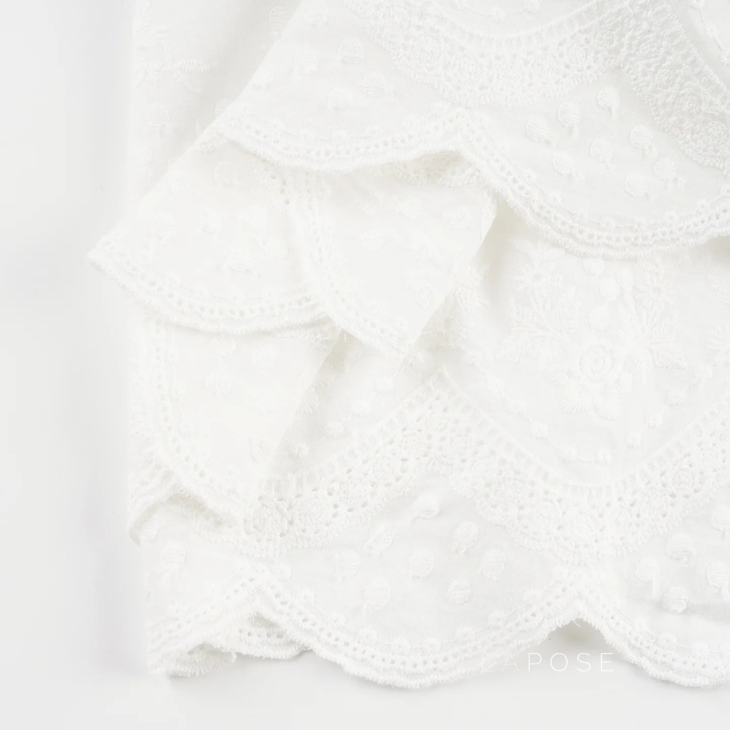 Kalee Low-Rise Lace Mini Skirt