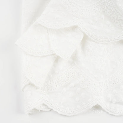 Kalee Low-Rise Lace Mini Skirt