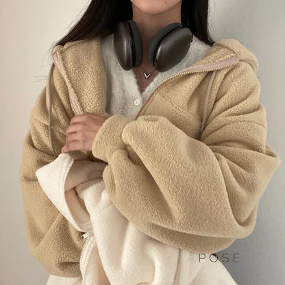 Kalli Plush Zip Hoodie