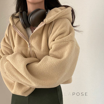 Kalli Plush Zip Hoodie