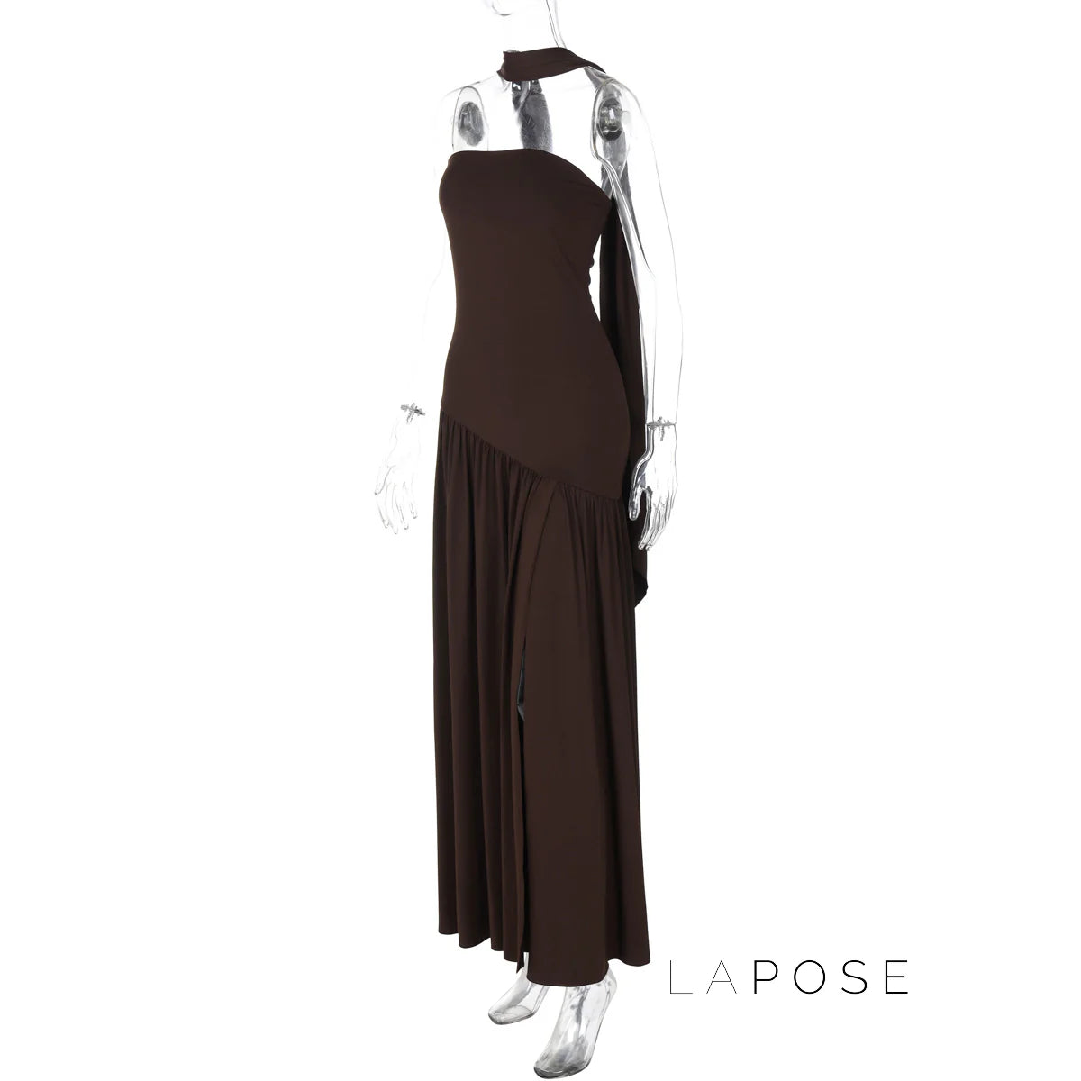 Kamree Strapless Backless Maxi Dress