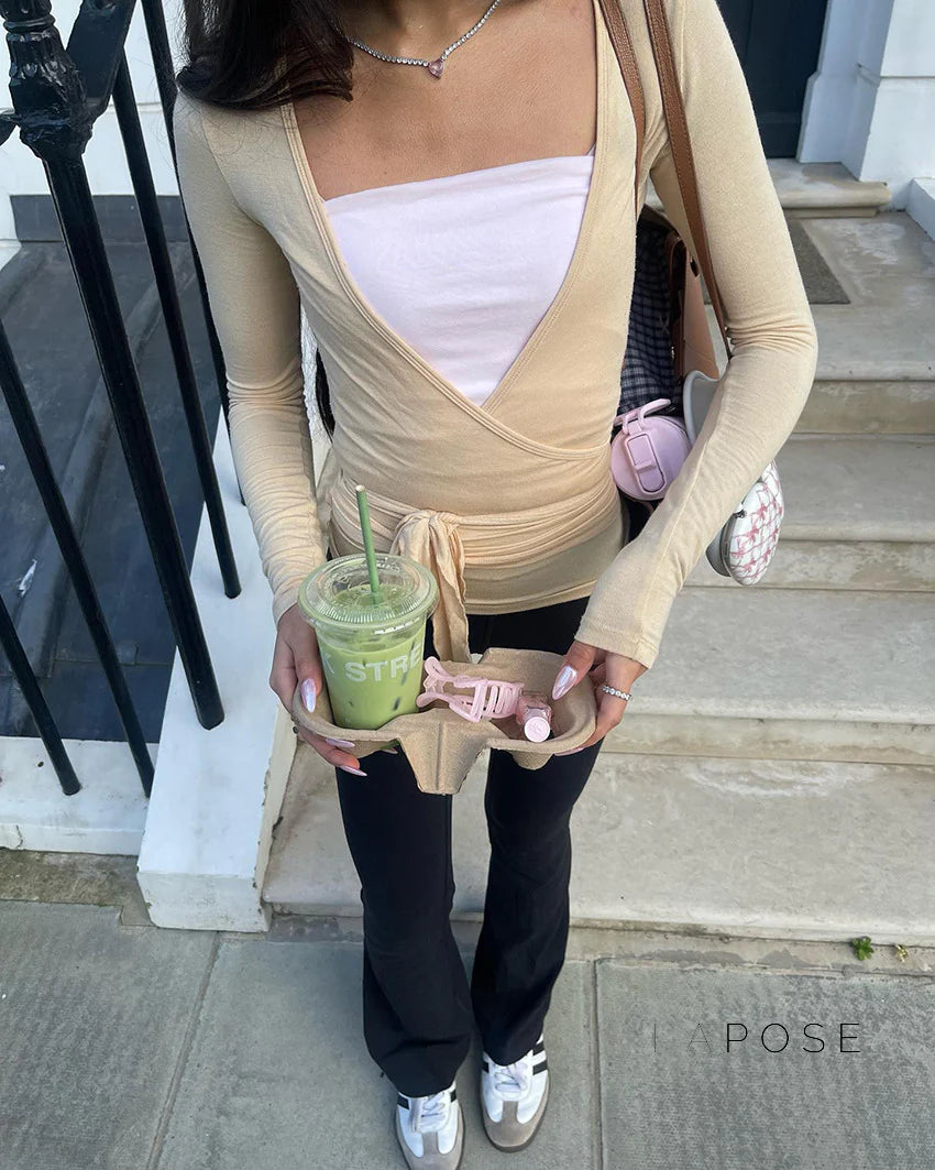Kamya V-Neck Wrap Top