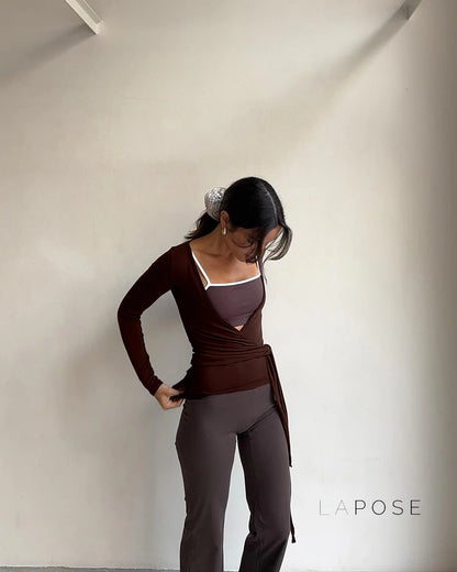 Kamya V-Neck Wrap Top