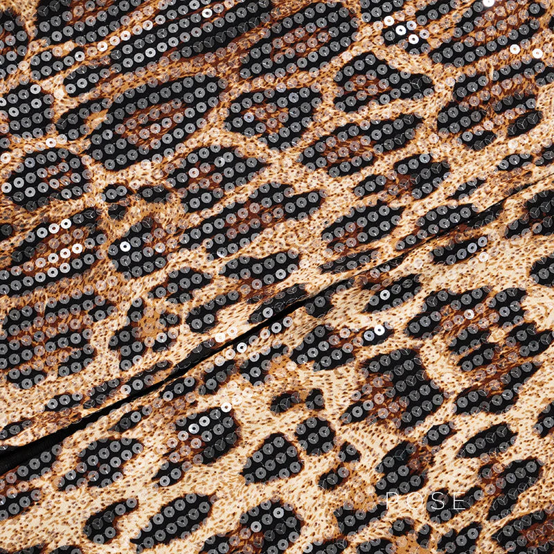 Karsen Leopard Print Tube Maxi Dress