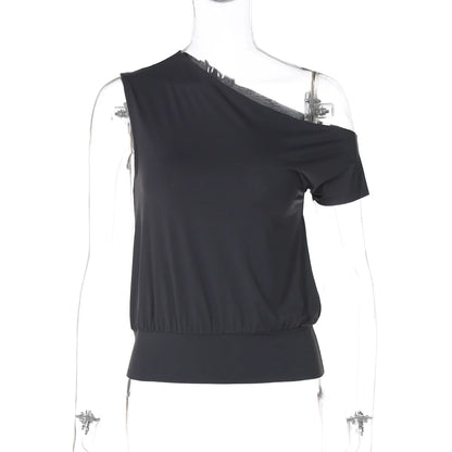 Kathryn One-Shoulder Tee