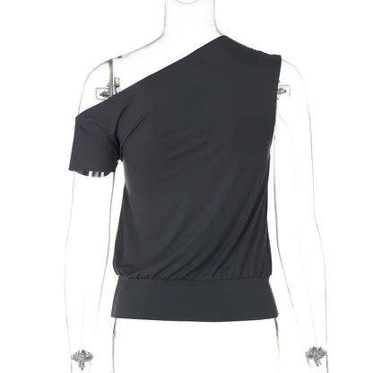 Kathryn One-Shoulder Tee