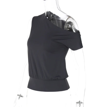 Kathryn One-Shoulder Tee