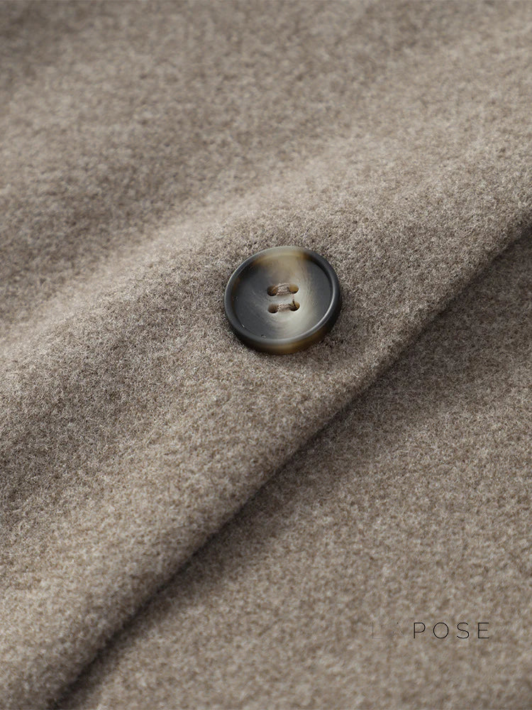 Katy Brushed Double-Breasted Coat