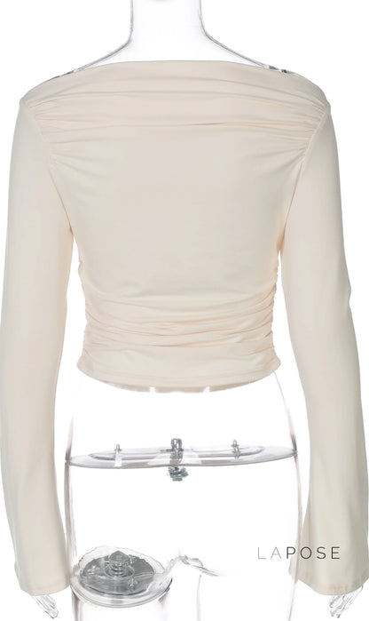 Kenadie Off Shoulder Ruched Top