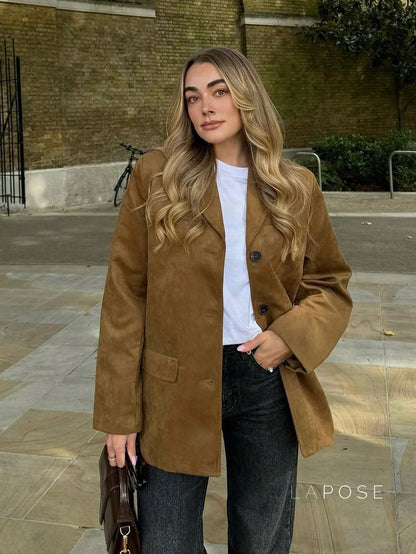 Kendyll Relaxed Suede Blazer