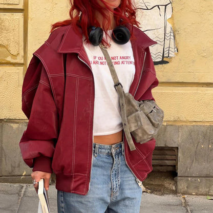 Keyli Vintage Biker Jacket