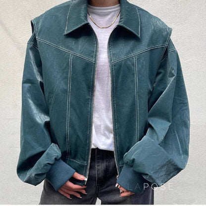 Keyli Vintage Biker Jacket
