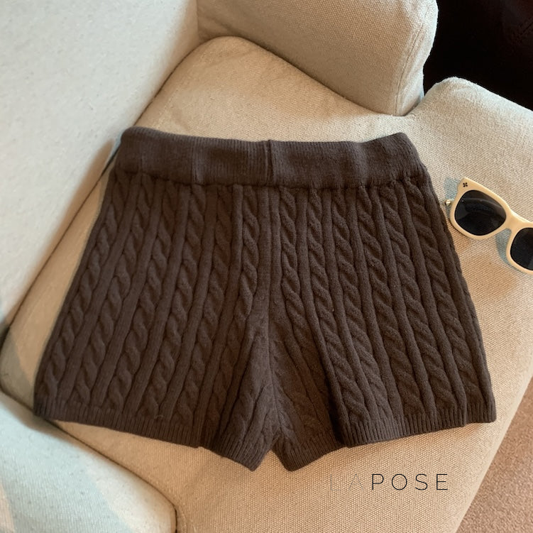 Khyla Cozy Wide-Leg Shorts