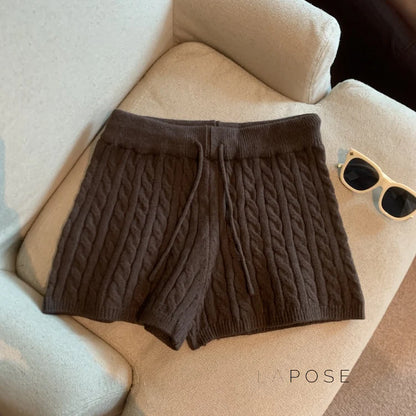 Khyla Cozy Wide-Leg Shorts