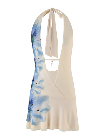 Laela Floral Ruffle Mini Dress