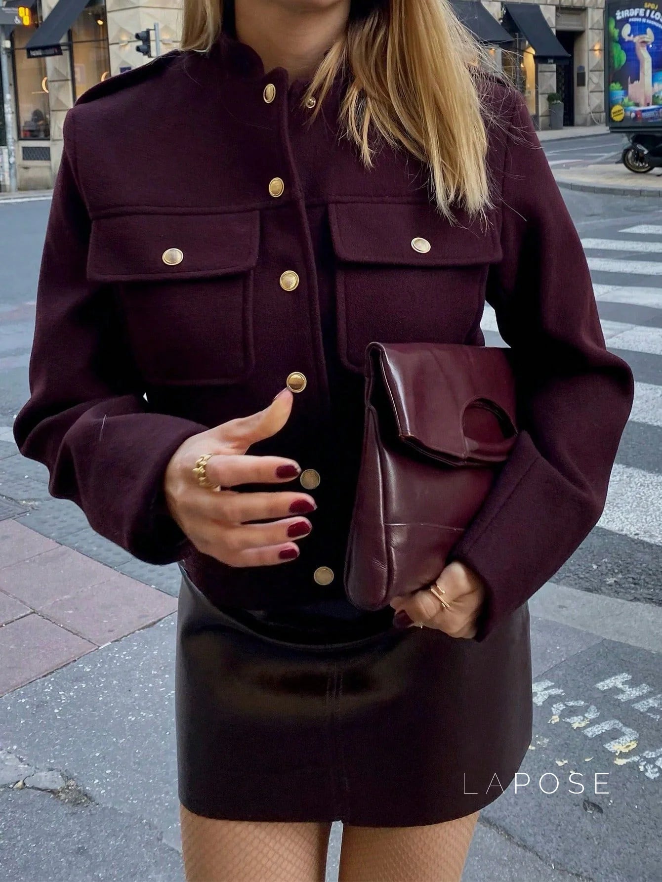 Lamar Stand Collar Jacket