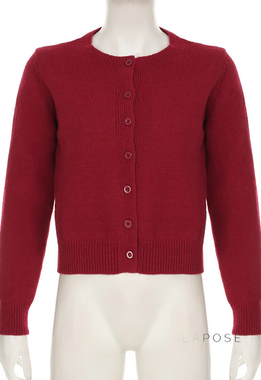 Laylani Buttoned Knit Cardigan