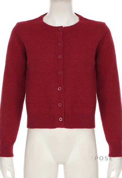 Laylani Buttoned Knit Cardigan