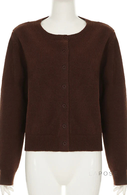 Laylani Buttoned Knit Cardigan