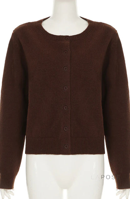 Laylani Buttoned Knit Cardigan