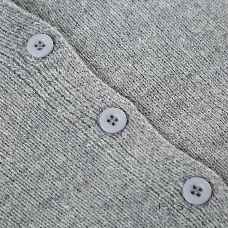 Laylani Buttoned Knit Cardigan