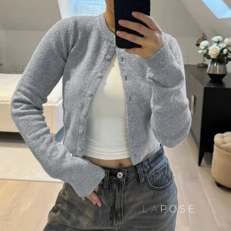 Laylani Buttoned Knit Cardigan