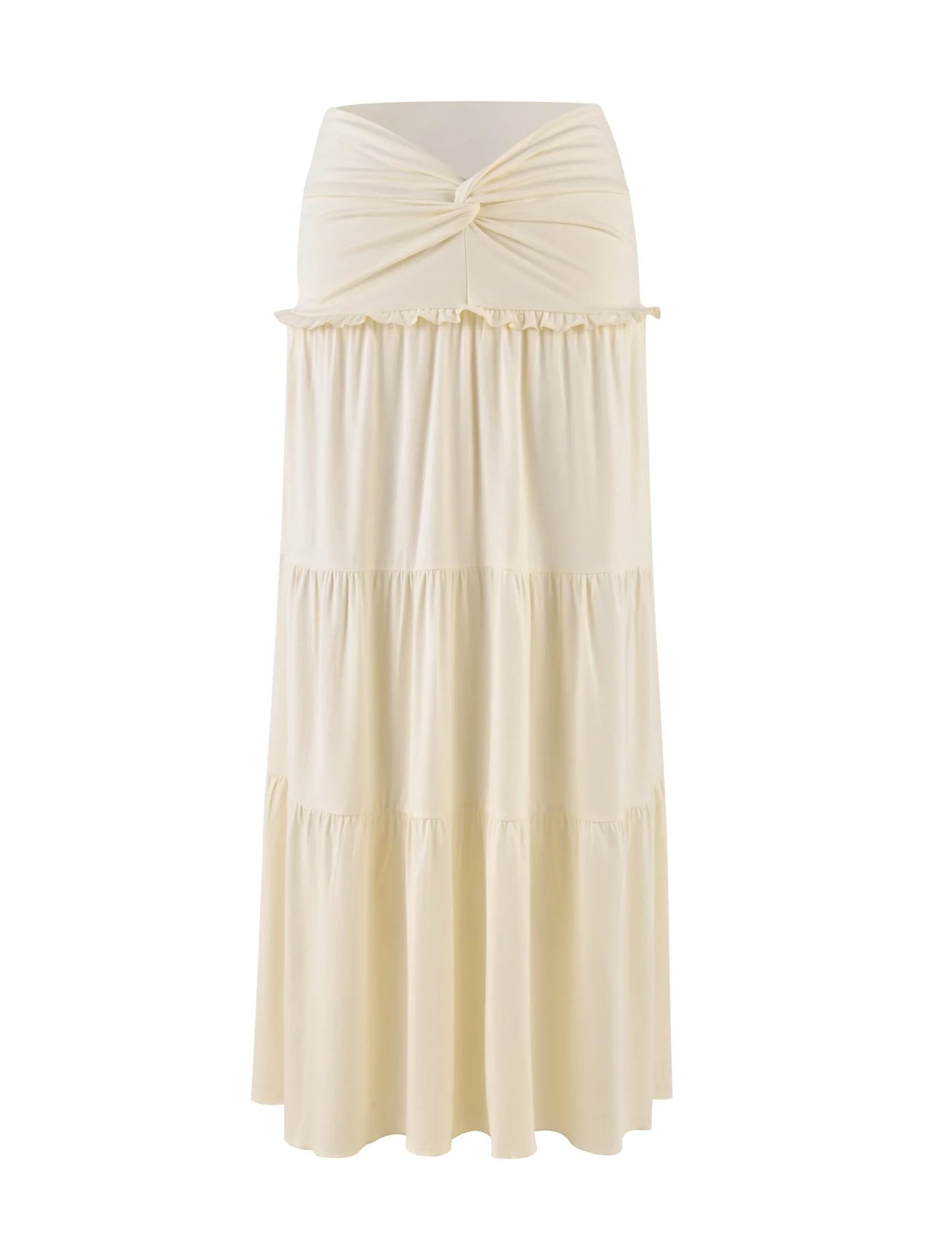 Layloni Twist Front Maxi Skirt
