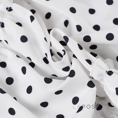 Leeanna Layered Polka Dot Skirt