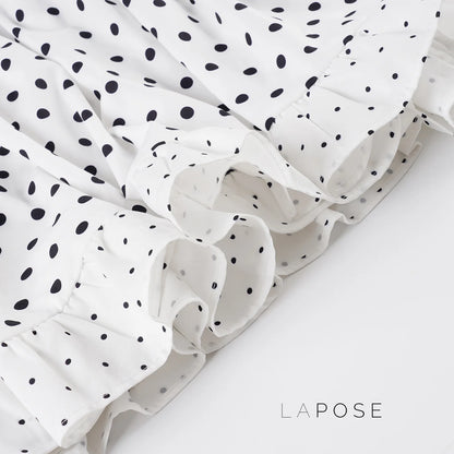 Leeanna Layered Polka Dot Skirt