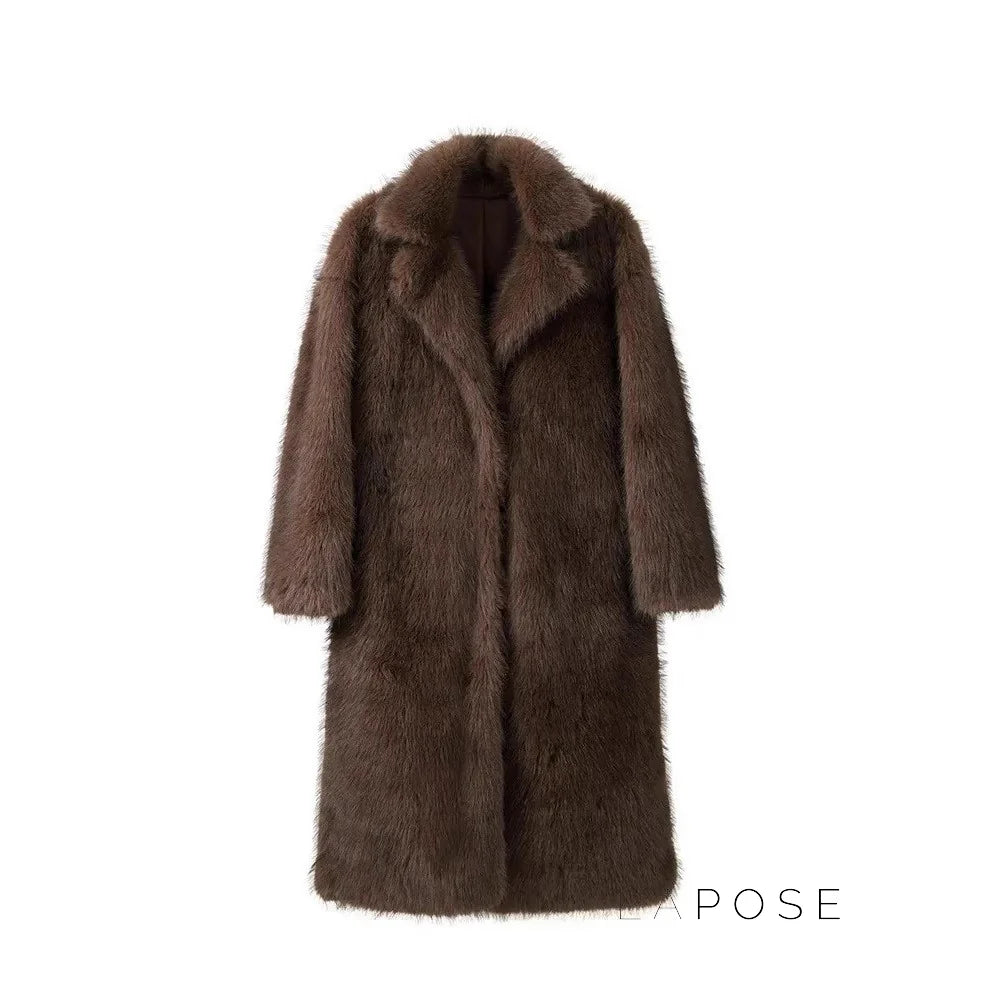 Lilly Fluffy Faux Fur Coat