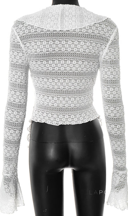 Lisbeth Lace Cardigan Top