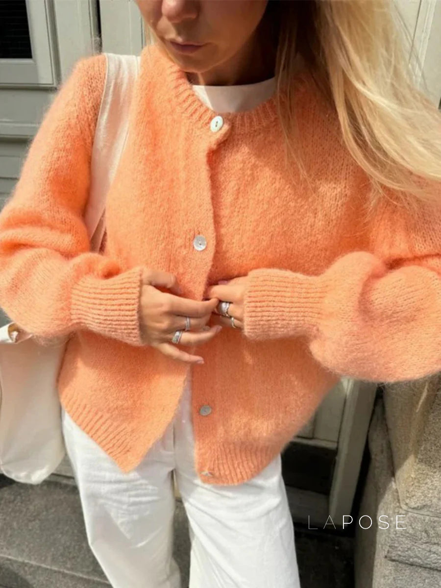 Lyrik Macaron Knit Cardigan