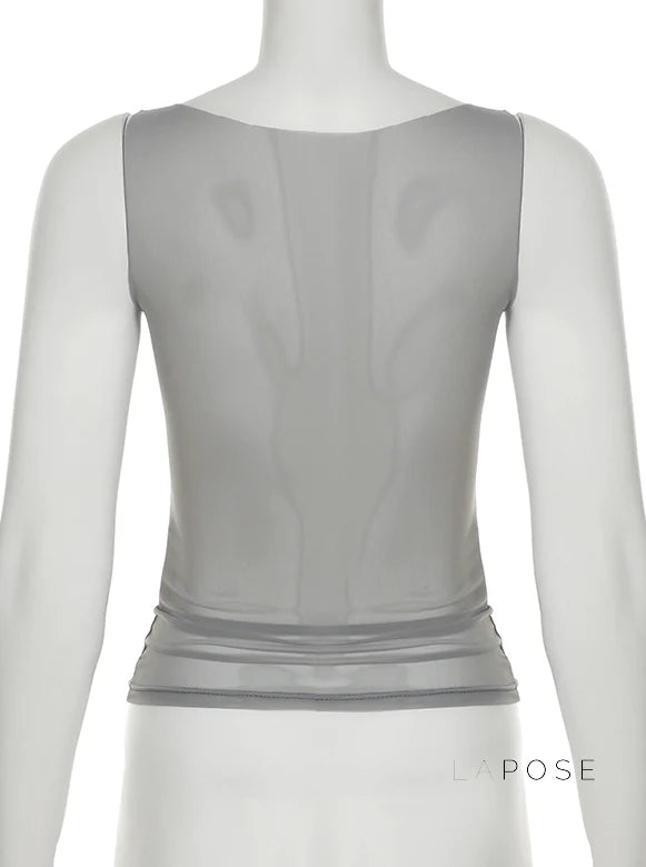 Mabry Sparkle Mesh Camisole