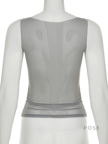 Mabry Sparkle Mesh Camisole