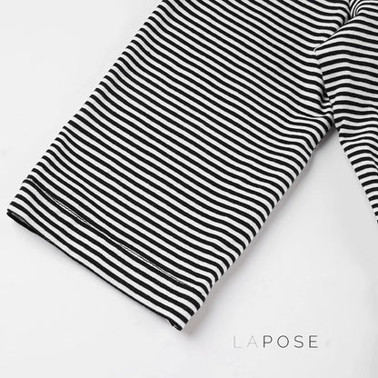 Macie Contrast Stripe Knit Top