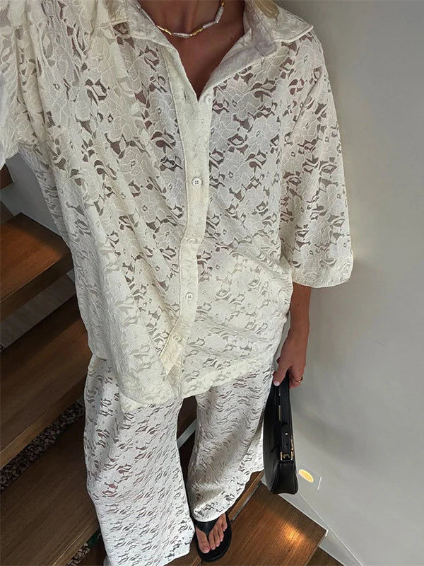 Maddison Relaxed Button-Up Set