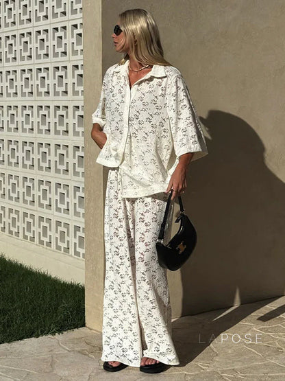 Maddison Relaxed Button-Up Set