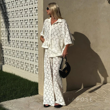 Maddison Relaxed Button-Up Set
