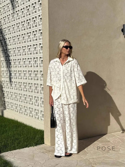 Maddison Relaxed Button-Up Set