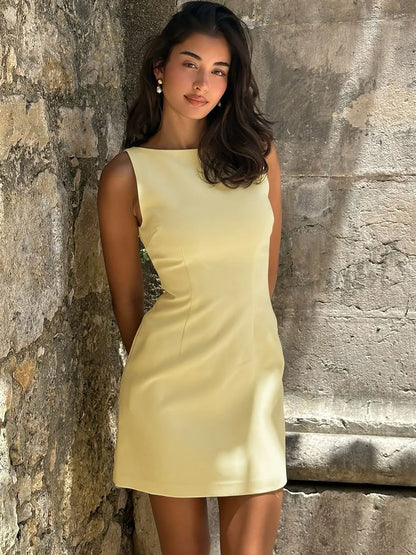 Mahlani Woven Mini Dress