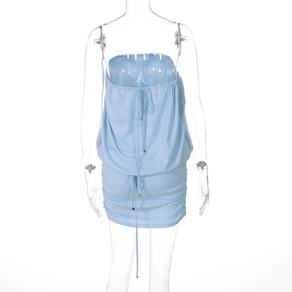 Masyn Halter Mini Skirt Set