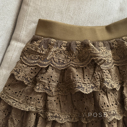 Meira Layered Ruffle Mini Skirt