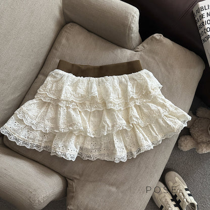 Meira Layered Ruffle Mini Skirt