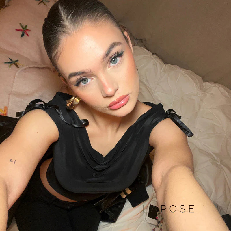 Milarose Off Shoulder Halter Top
