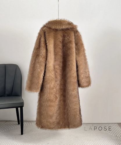 Nana Plush Faux Fur Coat