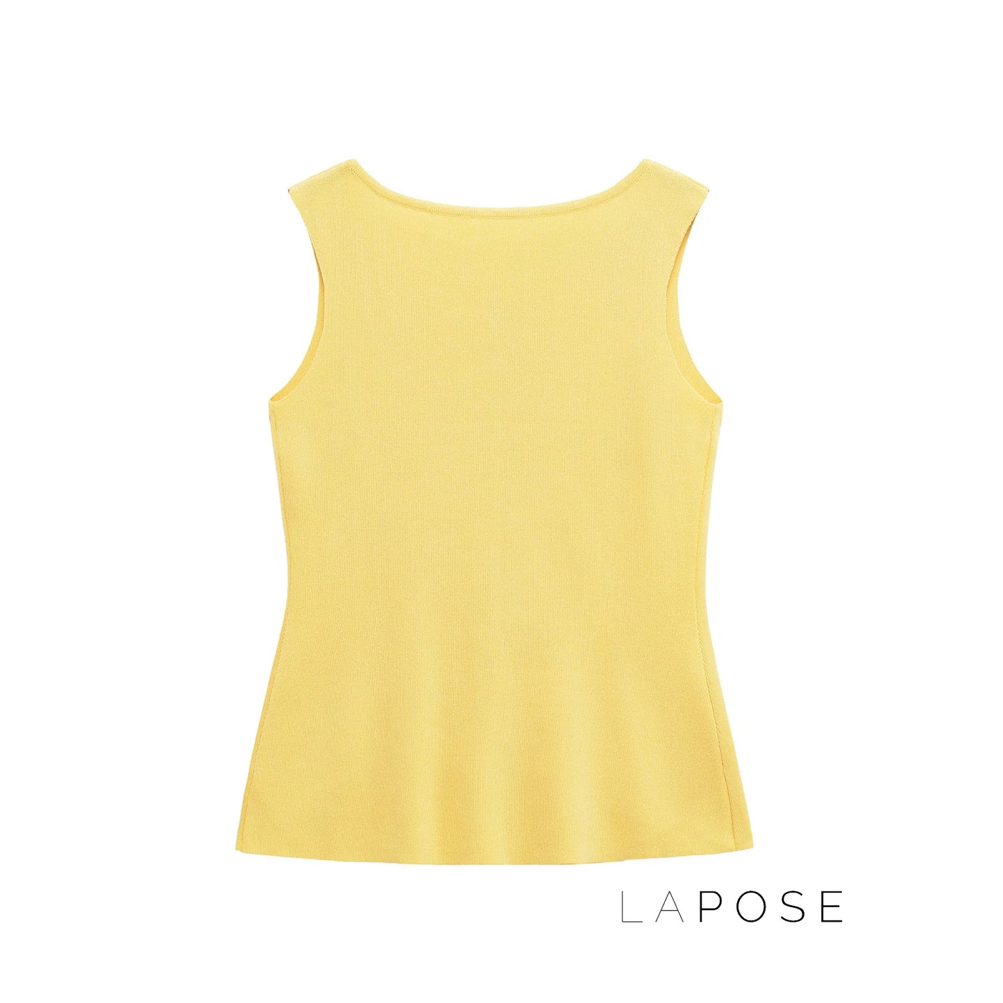 Neely Gold Button Knit Vest