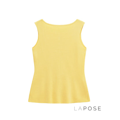 Neely Gold Button Knit Vest