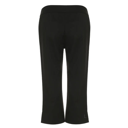 Novalynn Slit Hem Midi Pants