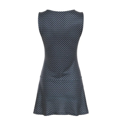 Polka Dot A-Line Mini Dress