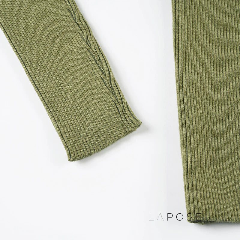 Quetzalli Button-Up Knit Top